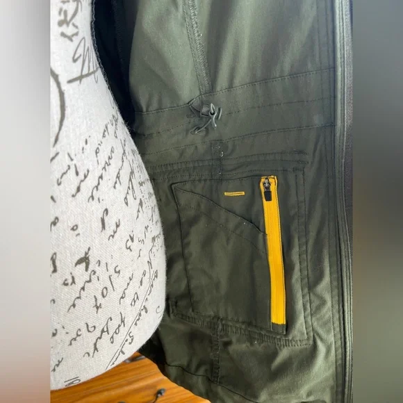 Eddie Bauer Travex Green Hooded Hiking Rain Travel Lightweight Jacket - Small - Picture 3 of 12